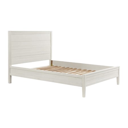 Alaterre Furniture Arden Panel Wood Queen Bed, Driftwood White ANAN3031